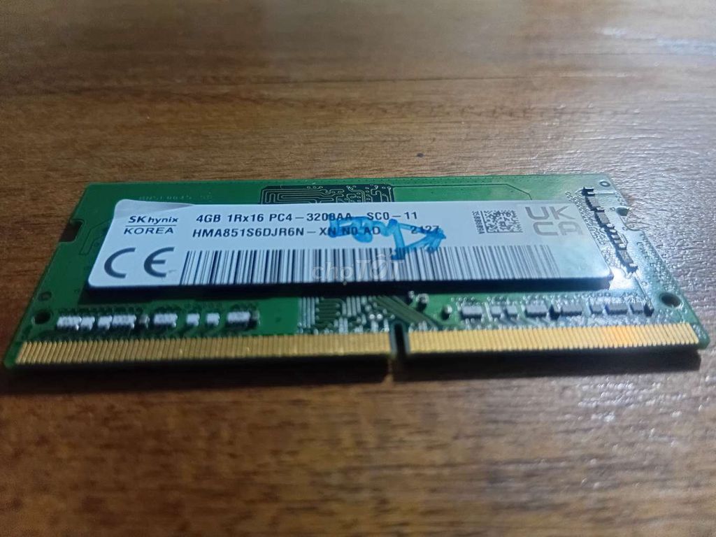 RAM SK Hynix HMA851S6DJR6N 4GB. Mua bán Linh kiện (RAM, Card...) tại Huyện Cái Bè Tiền Giang được đăng bởi Khoa Nguyen hình 1