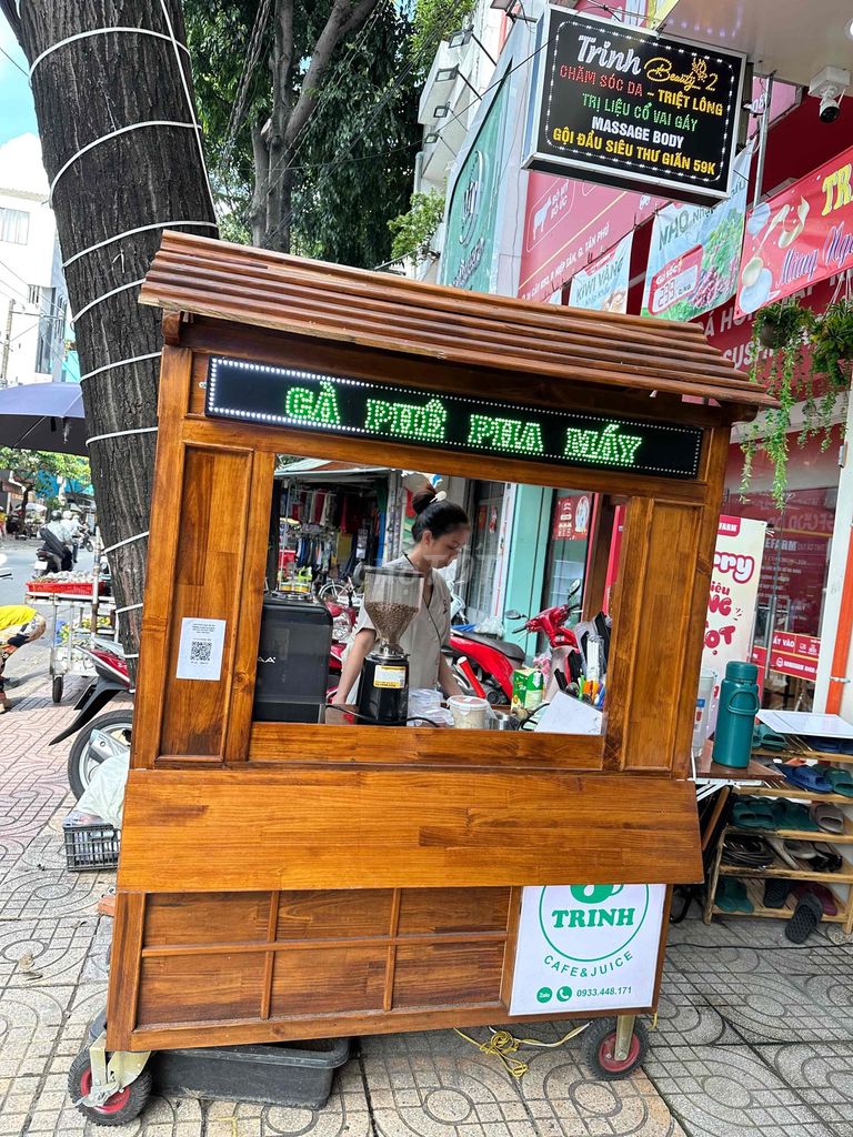 xe gỗ  cafe mang đi. Mua bán Phương tiện khác tại Quận Tân Phú Tp Hồ Chí Minh được đăng bởi Băng Trinh hình 6