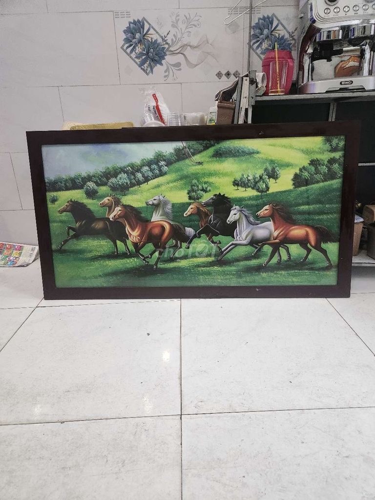 tranh mã đáo . Mua bán Đồ sưu tầm, đồ cổ tại Quận 7 Tp Hồ Chí Minh được đăng bởi Lê Sỹ Hà hình 1