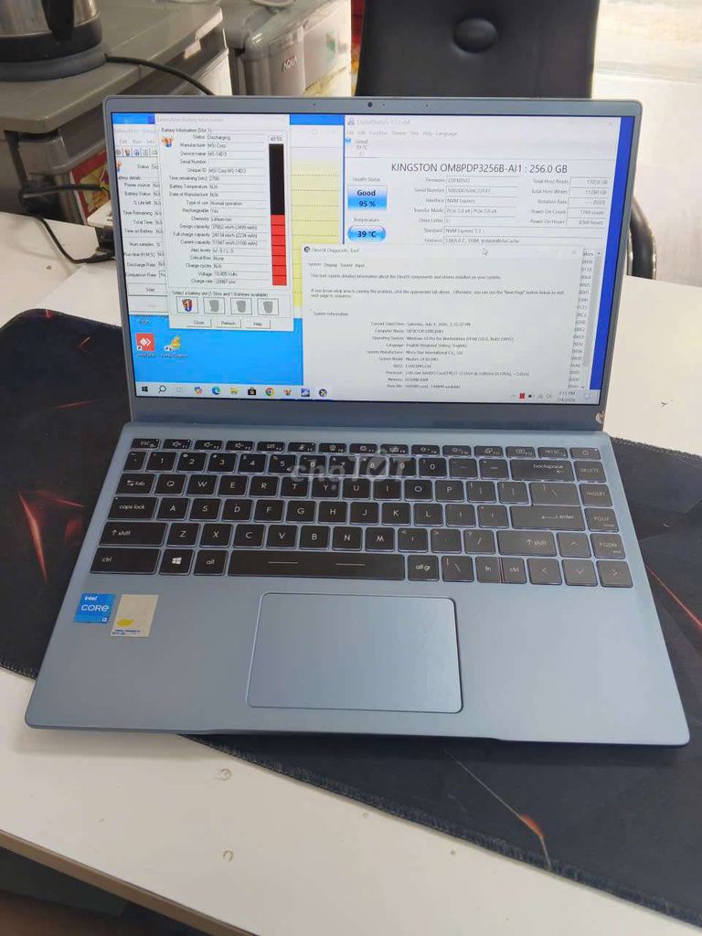 MSI Modern 14 i3-1115G4 8GB/256GB SSD Xám. Mua bán Laptop tại Quận Gò Vấp Tp Hồ Chí Minh được đăng bởi Chí Hướng Group  hình 1