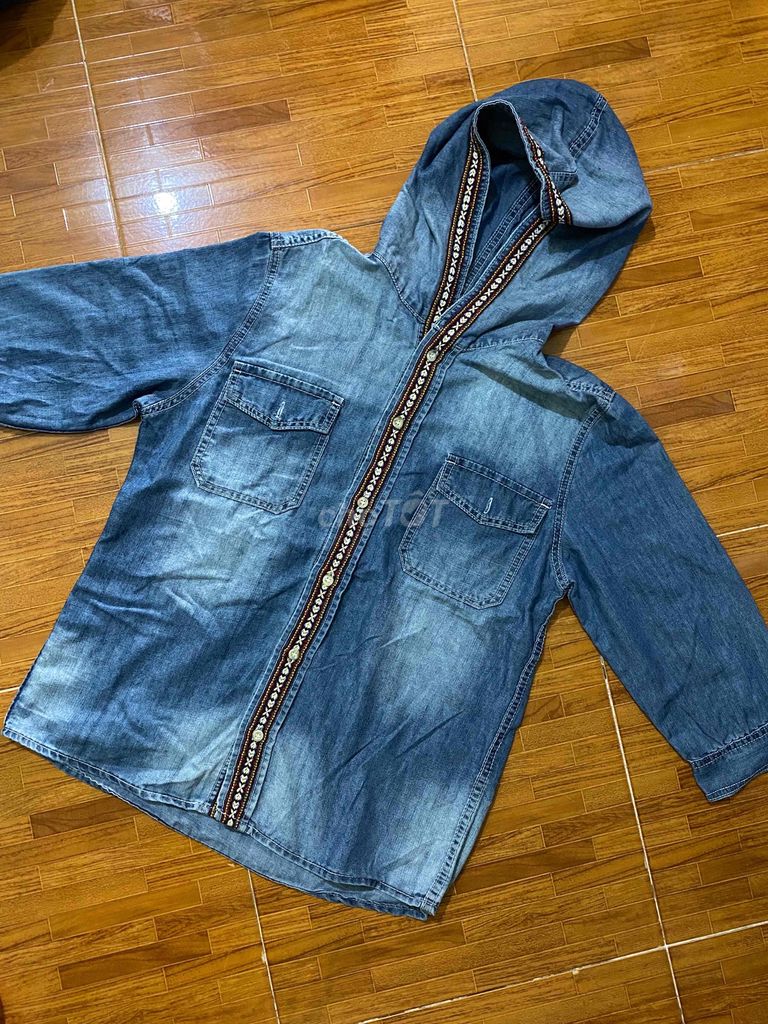 Áo khoác jean nam nữ cotton size M-L. Mua bán Quần áo tại Thị xã Nghi Sơn Thanh Hóa được đăng bởi Đại Dô hình 1