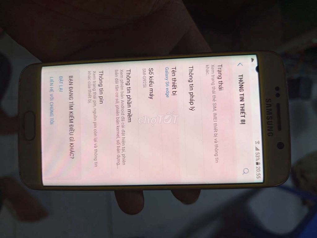 Samsung Galaxy S6 Edge 32GB Vàng. Mua bán Điện thoại tại Quận Ninh Kiều Cần Thơ được đăng bởi  Thi mua bán chao đổi  hình 1