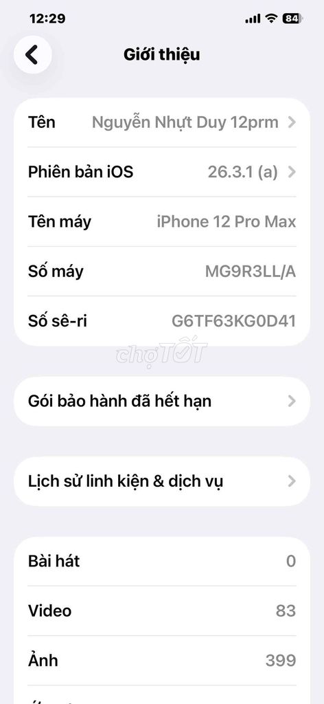Apple iPhone 12 Pro Max Vàng Đã sử dụng. Mua bán Điện thoại tại Huyện Phụng Hiệp Hậu Giang được đăng bởi gà cỏ  hình 1