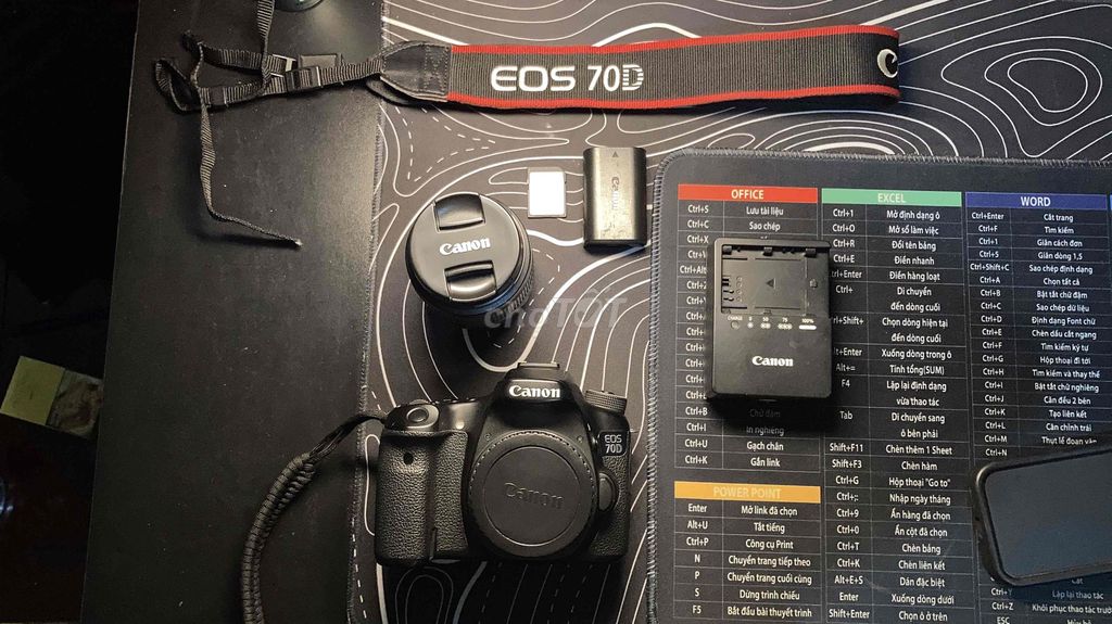 Máy ảnh Canon EOS 70D EF-S 18-55mm. Mua bán Máy ảnh, Máy quay tại Huyện Tân Kỳ Nghệ An được đăng bởi Anh Việt hình 1