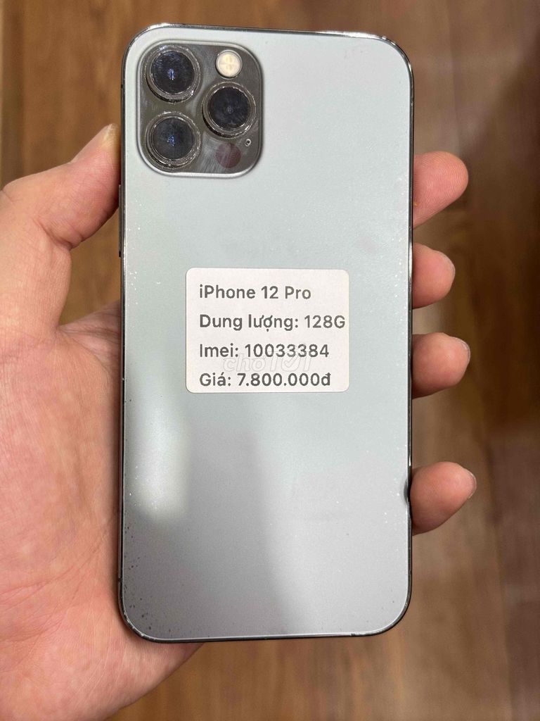 iPhone 12 Pro 128GB màu đen máy đẹp keng. Mua bán Điện thoại tại Thành phố Buôn Ma Thuột Đắk Lắk được đăng bởi Nguyễn Hoàng hình 1