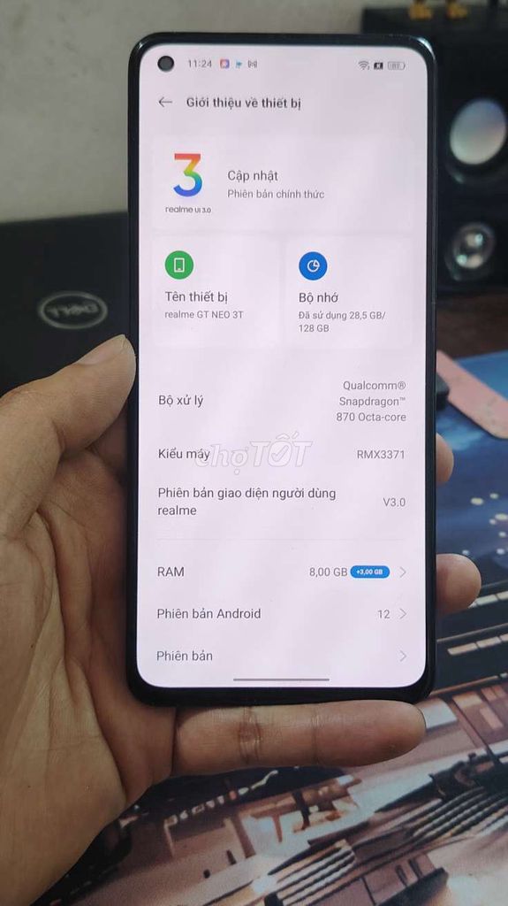 Realme GT Neo 3T 128GB Trắng. Mua bán Điện thoại tại Huyện Yên Mô Ninh Bình được đăng bởi Mạnh Tâm hình 1