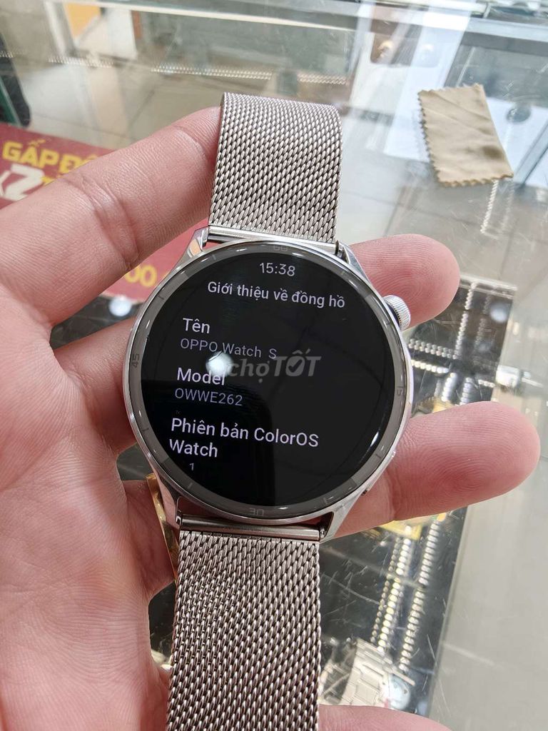 OPPO Watch S Bạc. Mua bán Thiết bị đeo thông minh tại Quận Tân Bình Tp Hồ Chí Minh được đăng bởi Quốc Tuấn  hình 1