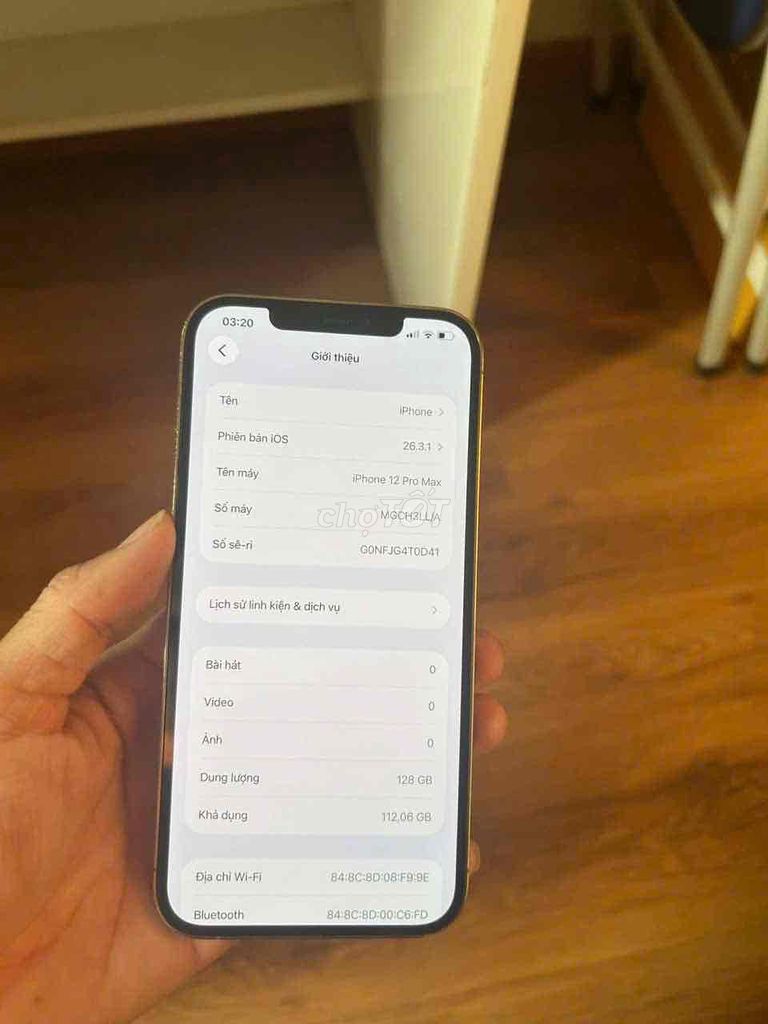 Apple iPhone 12 Pro Max 128GB Vàng. Mua bán Điện thoại tại Quận Tân Phú Tp Hồ Chí Minh được đăng bởi Toàn hình 1