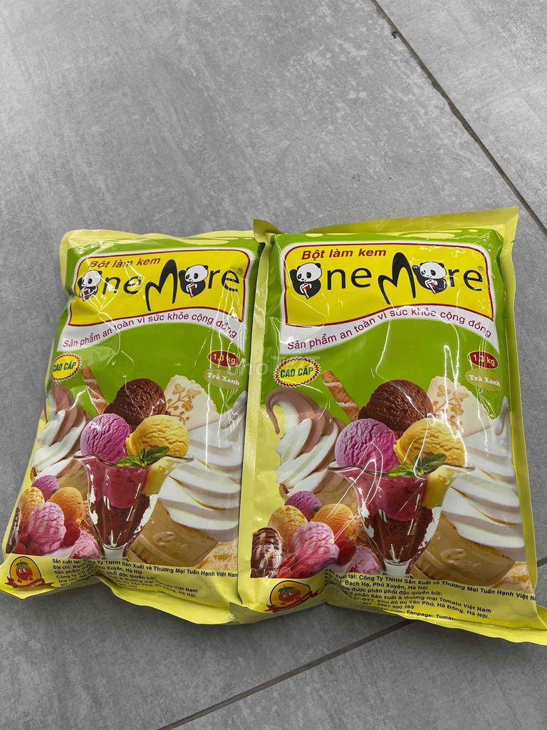 Bột làm kem One More Matcha 1.3kg. Mua bán Đồ ăn, thực phẩm và các loại khác tại Quận Ngũ Hành Sơn Đà Nẵng được đăng bởi Mỹ Mỹ hình 1