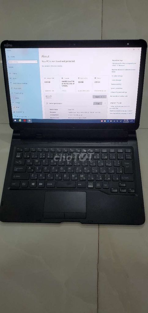 Fujitsu  i5-10310U 8GB/256GB Đen Màn cảm ứng . Mua bán Laptop tại Quận Hải Châu Đà Nẵng được đăng bởi hùng hình 1