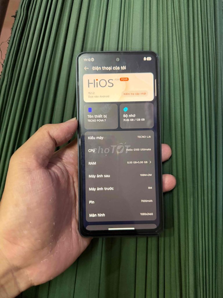 Tecno Pova 7 128GB Đen. Mua bán Điện thoại tại Thành phố Thuận An Bình Dương được đăng bởi K E N hình 1