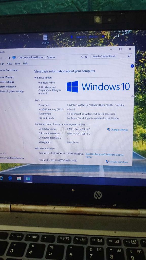 Laptop HP 8460P i5 - 2520M/250Gb