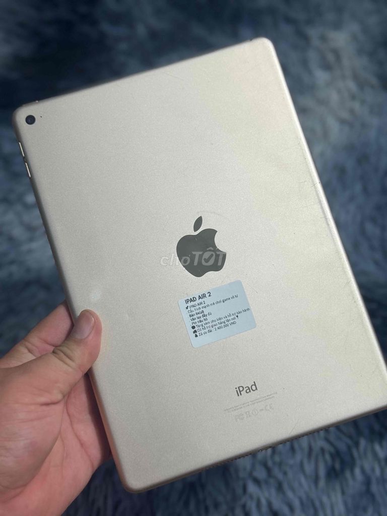 Apple iPad Air 2 64GB zin keng. Mua bán Máy tính bảng tại Huyện Trảng Bom Đồng Nai được đăng bởi Hồ Trung Hiếu hình 1