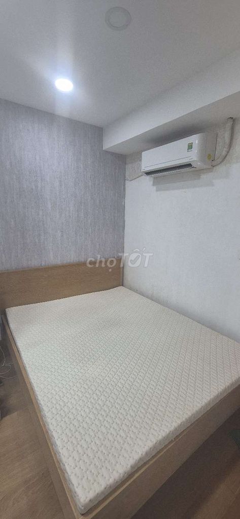Giường gỗ 1m5+ Nệm Kimdan  1m6x 5cm Mới. Mua bán Giường, chăn ga gối nệm tại Quận Bình Tân Tp Hồ Chí Minh được đăng bởi Han Tran hình 1