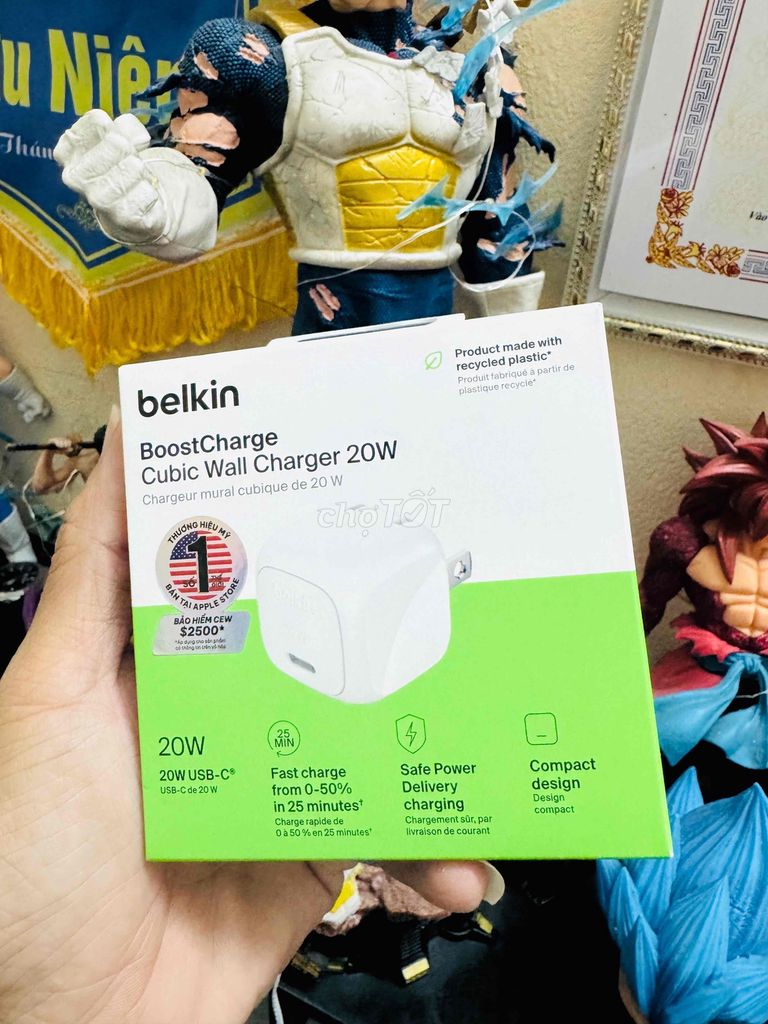 Sạc 20w chính hãng Belkin