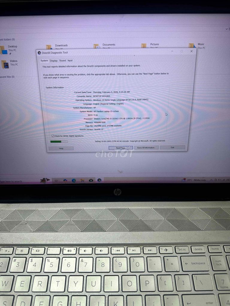 THANH LÝ LAPTOP HP I5 th10 4Gb/256gb. Mua bán Laptop tại Quận 12 Tp Hồ Chí Minh được đăng bởi Hoàng hình 1