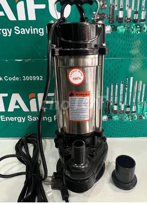 Máy bơm chìm hút nước thải 1.1Kw(1.5HP)ThânINOX304