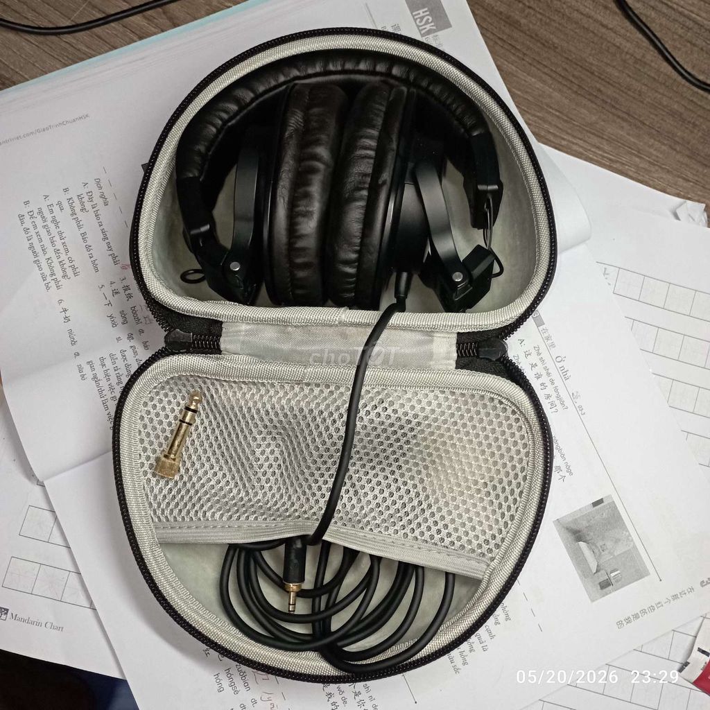Tai nghe Audio-Technica ATH-M30x Đen. Mua bán Tivi, Âm thanh tại Thành phố Dĩ An Bình Dương được đăng bởi Đặng Mạnh Trường hình 1
