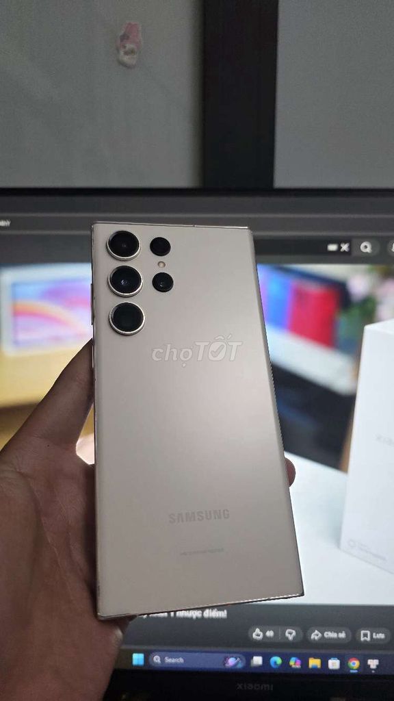 Samsung S23 Ultra Trắng vn 2 sim. Mua bán Điện thoại tại Quận Liên Chiểu Đà Nẵng được đăng bởi Thien  hình 1