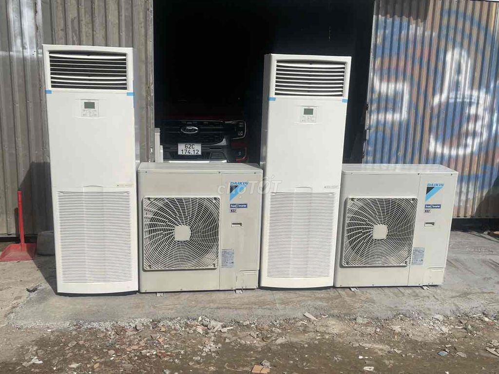 Máy lạnh tủ đứng Daikin inverter 5hp mới 95% 2021