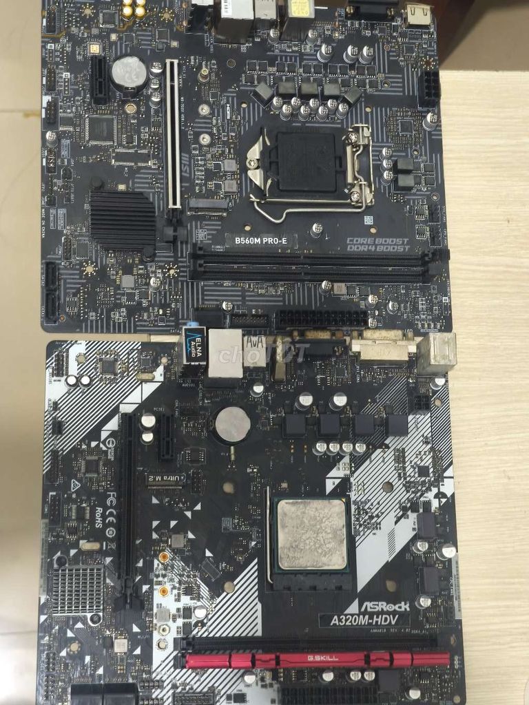 Main MSI B560M PRO-E & a320. Mua bán Linh kiện (RAM, Card...) tại Huyện Long Hồ Vĩnh Long được đăng bởi Đồ cũ thanh lý hình 1