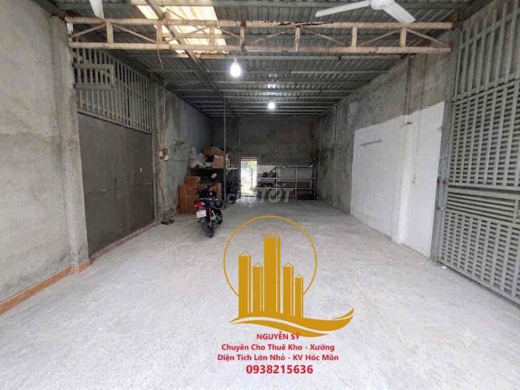 🏡 CHO THUÊ NHÀ + KHO MẶT BẰNG 10x30 – PHAN VĂN HỚN, BÀ ĐIỂM - 10 TRIỆU