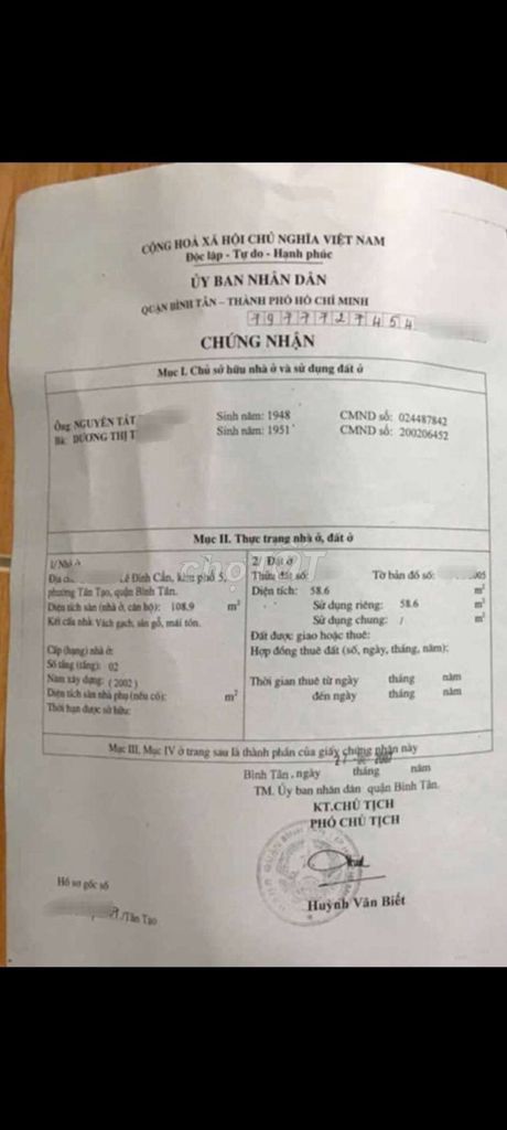 🌹CHÍNH CHỦ GỬI -60M2 - HẺM XE TẢI 6M THÔNG-LÊ ĐÌNH CẨN - SÁT TÊN LỬA. Mua bán Nhà ở tại Quận Bình Tân Tp Hồ Chí Minh được đăng bởi Loan Nguyen hình 3