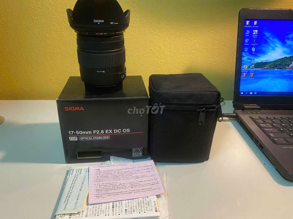 Sigma(Canon) 17-50 f2.8 OS HSM mới 99% Full Box.