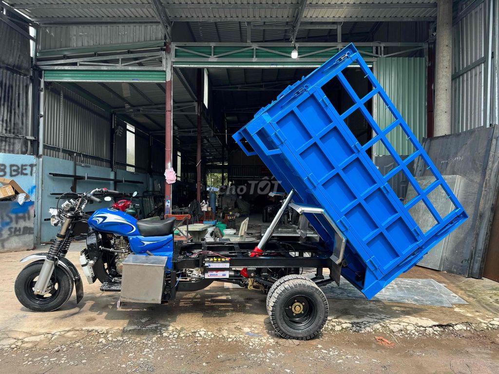 Đóng sản xuất  xe ba gác- ba bánh. Mua bán Phương tiện khác tại Huyện Đức Hòa Long An được đăng bởi Sản Xuất Xe Ba Bánh Đại Thành hình 1