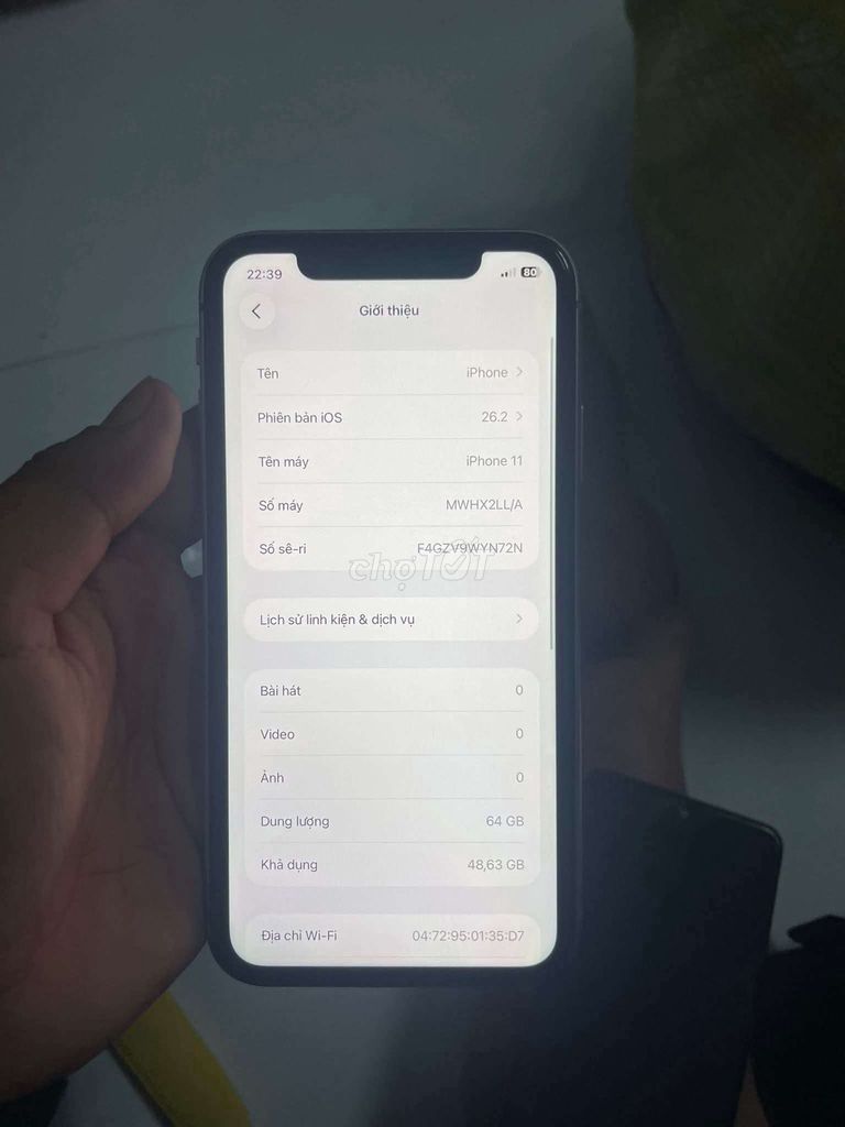 Apple iPhone 11 64GB Tím. Mua bán Điện thoại tại Huyện Hóc Môn Tp Hồ Chí Minh được đăng bởi nghia phan hình 1