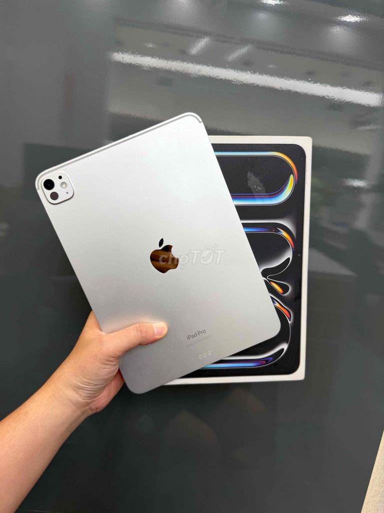 iPad Pro M4 11 inch Wifi 256GB Bạc Pin 95 99 keng. Mua bán Máy tính bảng tại Quận Ninh Kiều Cần Thơ được đăng bởi Quý Mobile Cần thơ hình 1