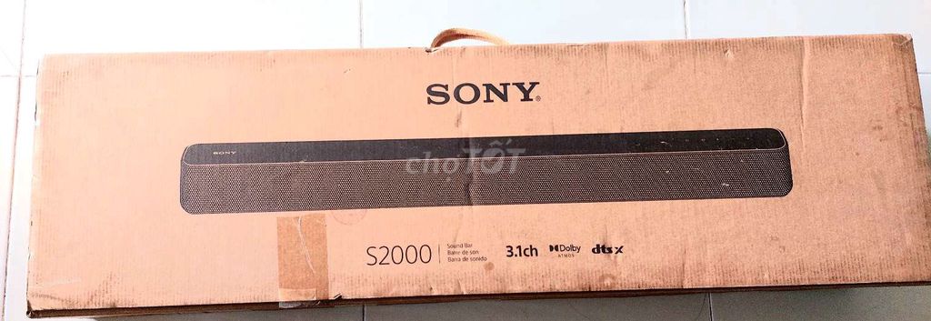 Loa thanh Sony HT-S2000/C Đen, mới nguyên thùng. Mua bán Tivi, Âm thanh tại Quận Tân Bình Tp Hồ Chí Minh được đăng bởi Ngọc Phương hình 1