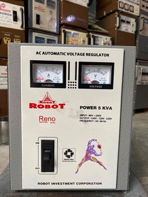 ổn áp Robot reno 5kva. dãi 90v-250v. dây đồng 100%. Mua bán Đồ chuyên dụng, Giống nuôi trồng tại Quận Bình Tân Tp Hồ Chí Minh được đăng bởi  ổn áp cũ bình tân 