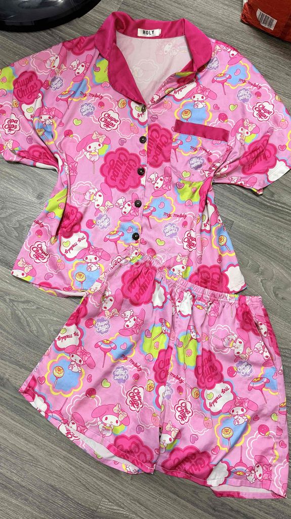 SALE Bộ pijama lụa latin tay ngắn quần ngắn. Mua bán Quần áo tại Huyện Bình Chánh Tp Hồ Chí Minh được đăng bởi Quyên hình 1