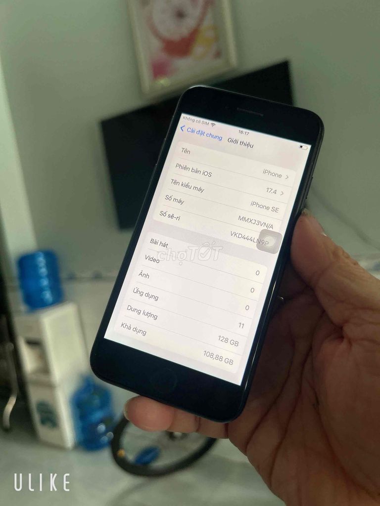Apple iPhone SE 3 128GB Đen Đã dùng. Mua bán Điện thoại tại Quận Ô Môn Cần Thơ được đăng bởi Cửa Hàng đtdđ Bảo Ngọc hình 1