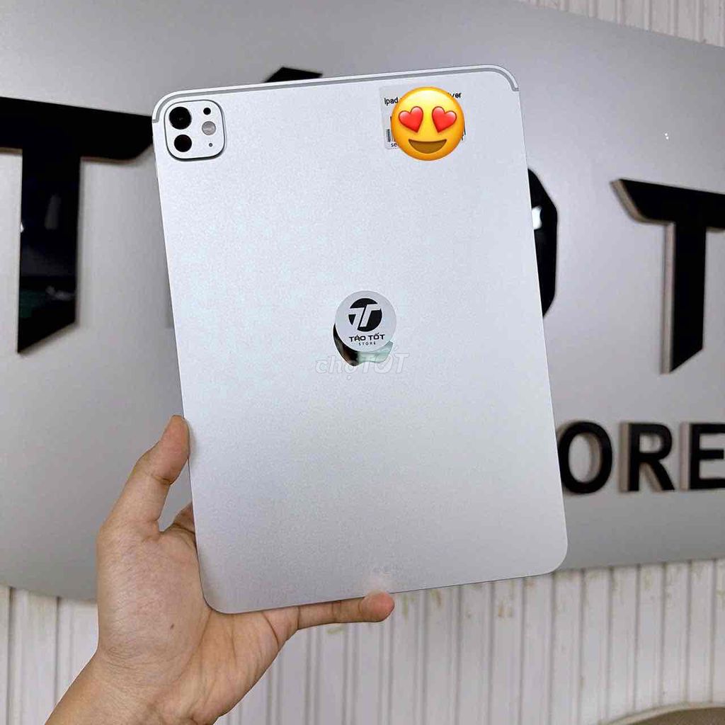 Apple iPad Pro M4 Wifi 11 inch 256GB Bạc sạc 54L. Mua bán Máy tính bảng tại Quận 10 Tp Hồ Chí Minh được đăng bởi Táo Tốt Apple  hình 1