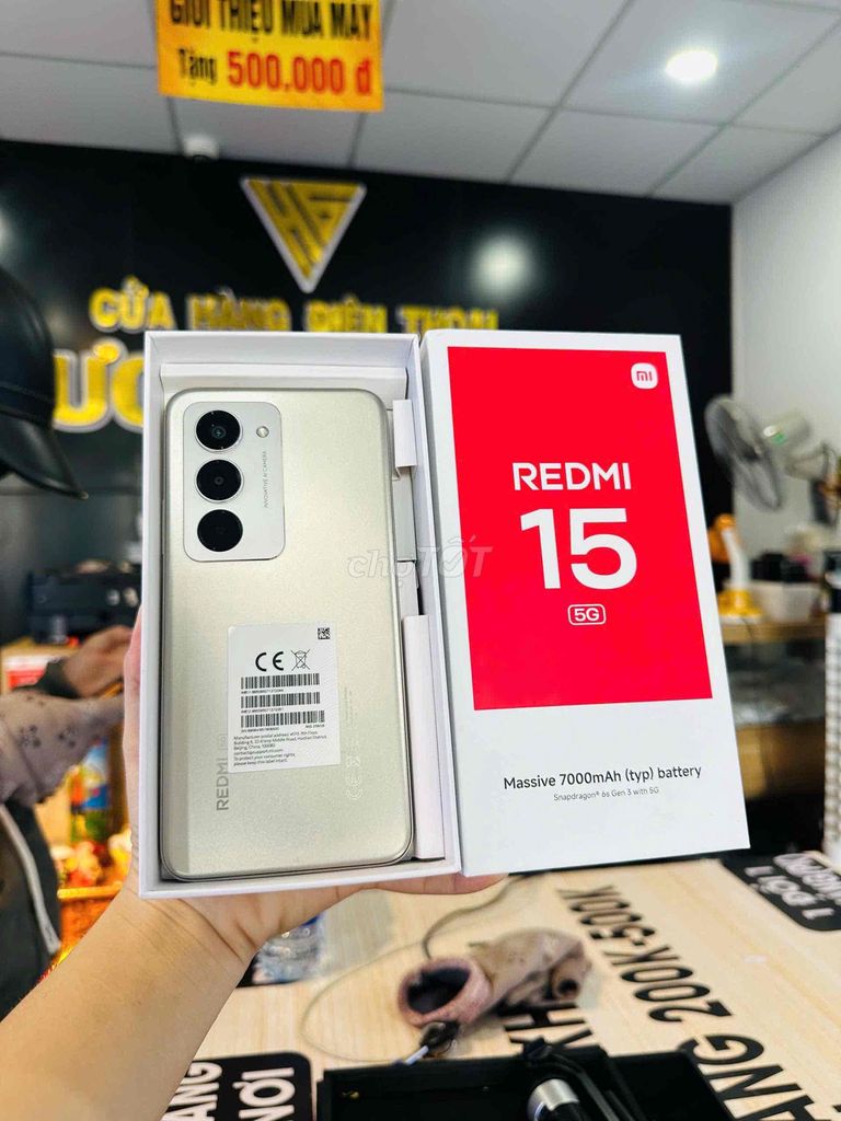 Xiaomi Redmi 15  5G 8GB/256GB New 💯. Mua bán Điện thoại tại Thành phố Bến Tre Bến Tre được đăng bởi HươngGiangmobile hình 1