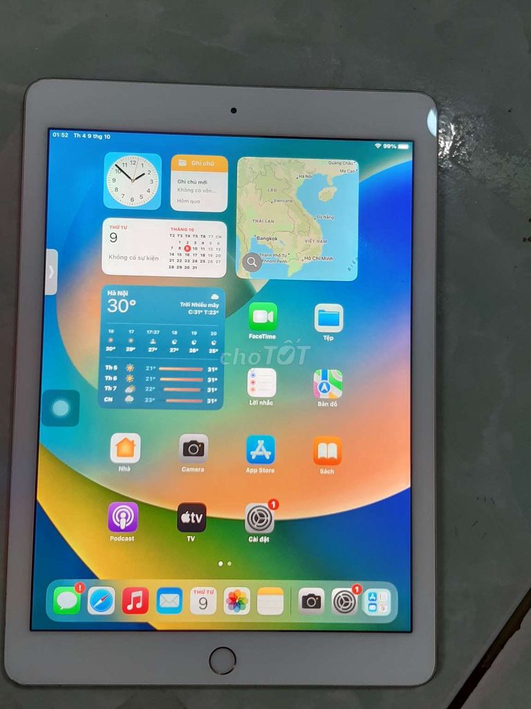 IPad Pro 9.7 màu gold 32g icloud chính chủ off