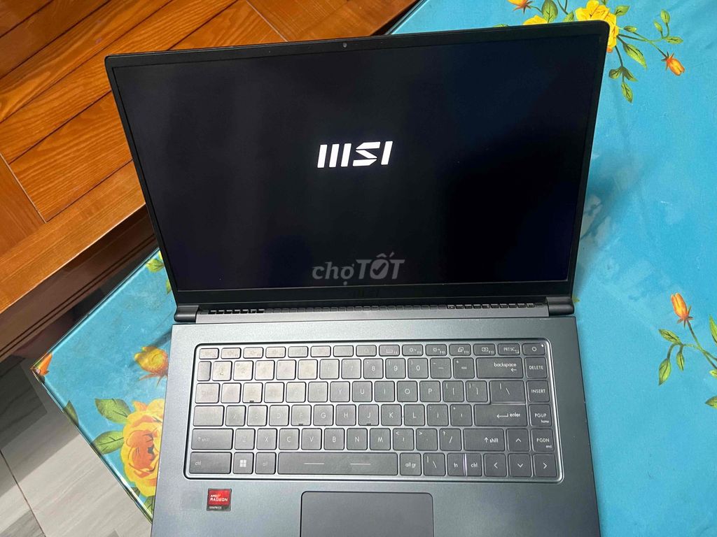 Laptop MSI Ryzen 5 5500U 8GB/512GB SSD Vỏ nhôm LED. Mua bán Laptop tại Thành phố Vĩnh Long Vĩnh Long được đăng bởi Laptop Vĩnh Long Uy tín Chất lượng hình 1