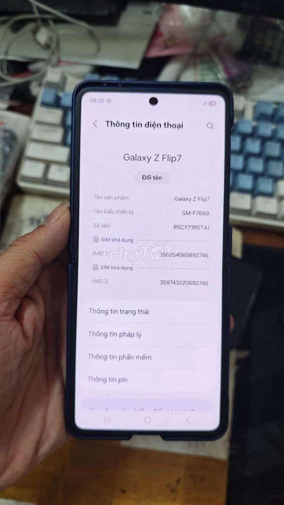 Samsung Galaxy Z Flip7 Xanh 99%. Mua bán Điện thoại tại Thành phố Bến Tre Bến Tre được đăng bởi mac store hình 1