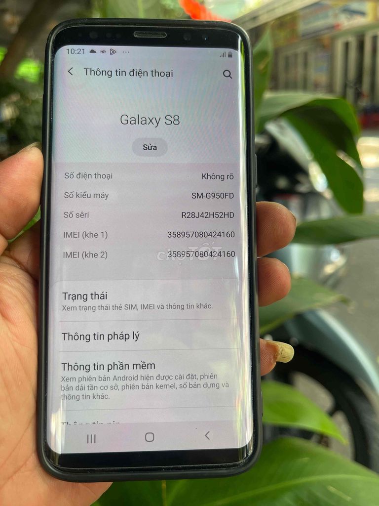 Samsung Galaxy S8 64GB Đen. Mua bán Điện thoại tại Quận 8 Tp Hồ Chí Minh được đăng bởi Lâm Khang hình 1