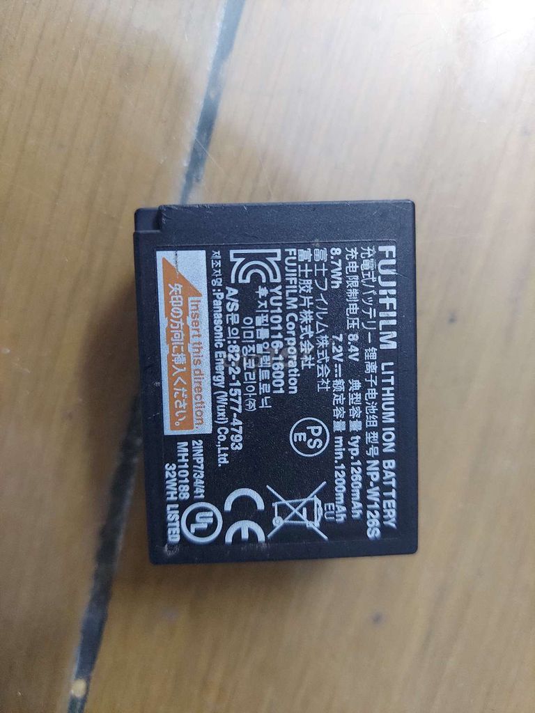Pin Fujilim NP-W126S chính hãng. Mua bán Máy ảnh, Máy quay tại Quận Gò Vấp Tp Hồ Chí Minh được đăng bởi Hà văn Chí hình 1