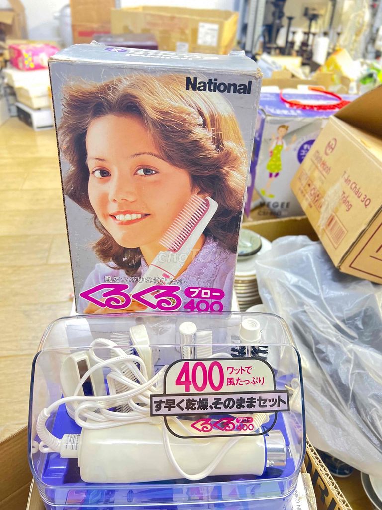 Máy sấy tóc tạo kiểu National Kuru Kuru 400. Mua bán Nội thất, đồ gia dụng khác tại Quận Phú Nhuận Tp Hồ Chí Minh được đăng bởi Nguyễn Thị Kim Chi hình 1