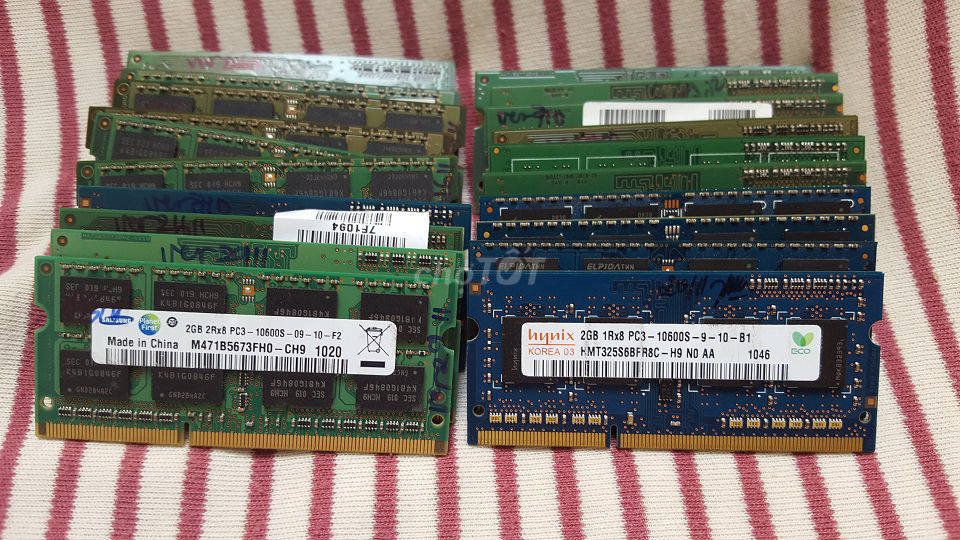 Ram laptop 2GB DDR3 | Ram Laptop tháo máy. Mua bán Linh kiện (RAM, Card...) tại Quận 6 Tp Hồ Chí Minh được đăng bởi Laptop Hoàng Kim hình 1