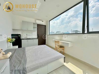 Studio Bancol Cửa Sổ Trời, Full NT, Thang Máy, Bảo Vệ 24/7