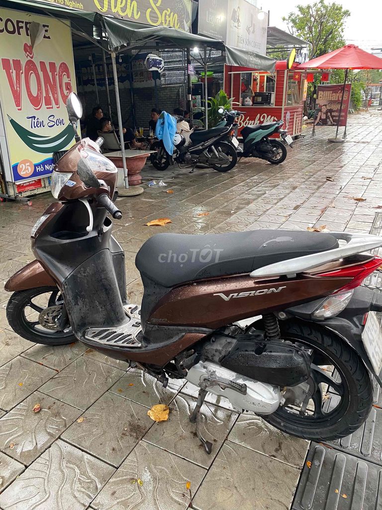 Honda Vision 2013 nguyên rin đẹp.. Mua bán Xe máy tại Quận Sơn Trà Đà Nẵng được đăng bởi A son. hình 5