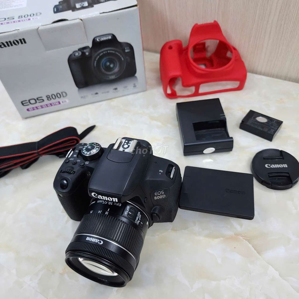 Canon 800D + kit 18-55 stm Fullbox . Mua bán Máy ảnh, Máy quay tại Quận 5 Tp Hồ Chí Minh được đăng bởi TN hình 1