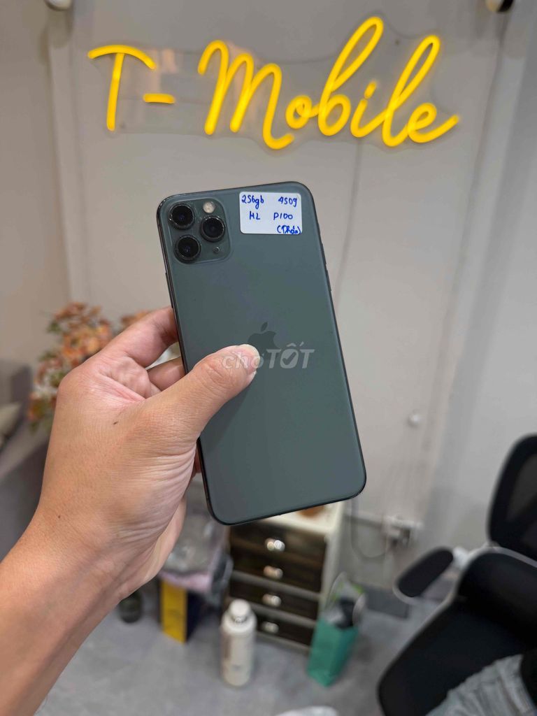 11 Promax 256Gb Quốc Tế màn thay pin 100%. Mua bán Điện thoại tại Quận Thanh Xuân Hà Nội được đăng bởi Ngô Tráng T Mobile hình 1