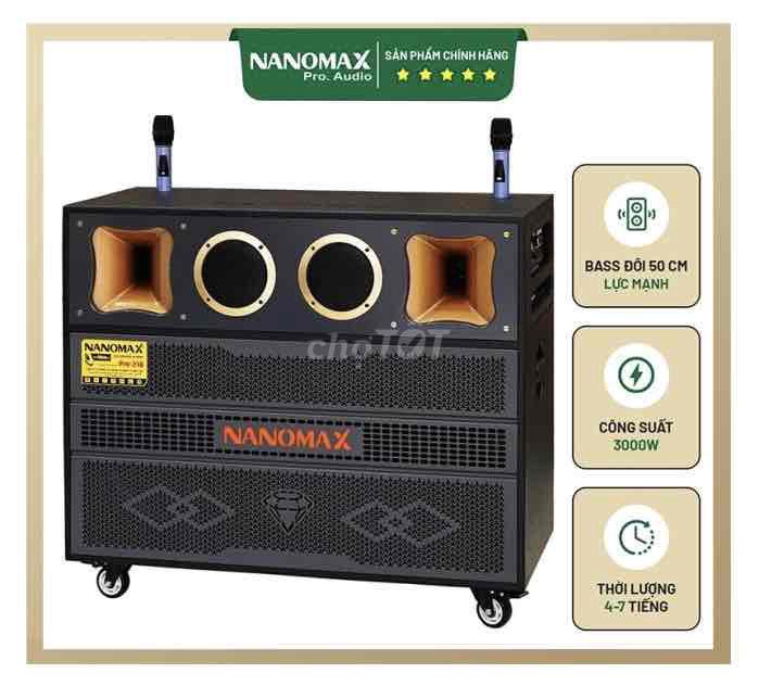 Loa kéo karaoke Nanomax Pro-218. Mua bán Tivi, Âm thanh tại Quận Phú Nhuận Tp Hồ Chí Minh được đăng bởi Viet Van hình 1