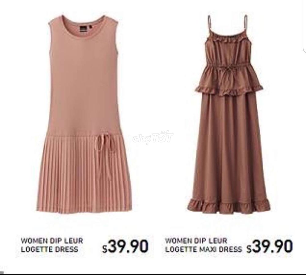 Đầm maxi leur logette size M